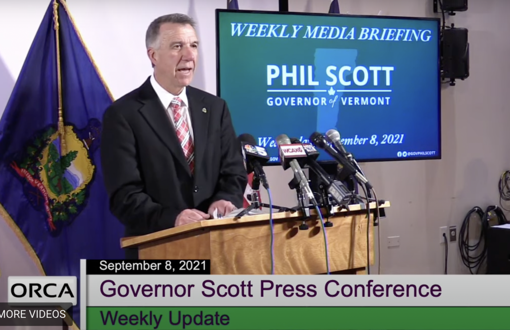 Gov. Phil Scott delivers weekly address